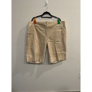Ashley Stewart Shorts Sz 22 Womens khaki Bermuda